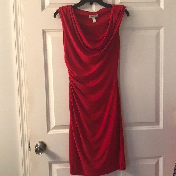 Dress Barn Dresses & Skirts - Women’s Dress Barn Red Midi Dress, Size 4